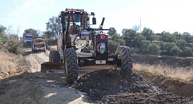 Bozdoğan Belediyesi yol çalışmalarına devam ediyor 