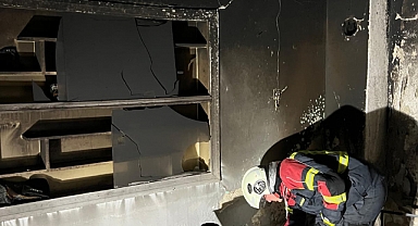 Efeler’de Korkutan Ev Yangını