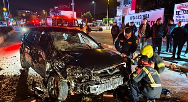 Nazilli'de Trafik Kazası: İki Kişi Yaralandı