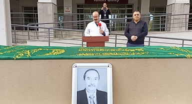 Nazilli Devlet Hastanesinde gözyaşı sel oldu. 