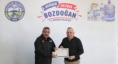 Aydın Valiliği’nden Bozdoğan Belediyesi’ne teşekkür