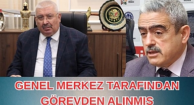 İstifasından önce Görevden alınmış