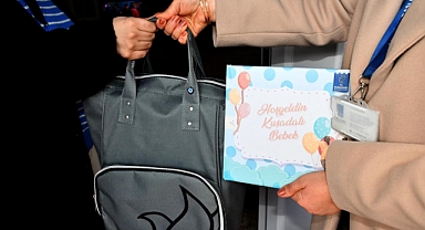 KUŞADASI BELEDİYESİ YENİ DOĞAN HEMŞEHRİLERİNİ ZİYARET ETMEYE DEVAM EDİYOR