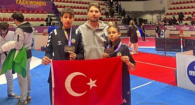 Avrupa Taekwondo müsabakasında Kuyucaklı sporculardan çifte bronz   