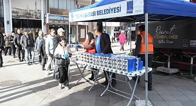 KUŞADASI BELEDİYESİ’NDEN BERAT KANDİLİ’NE ANLAMLI İKRAM