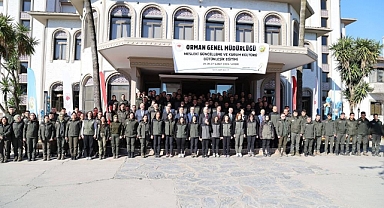 Orman ekiplerinin mesleki eğitim toplantısının ikincisi Aydın'da yapıldı