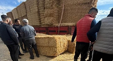 Saman balyalarının altında kalan kişinin ölüm anı kamerada   