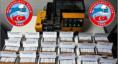 Durdurulan araçtan kaçak tütün çıktı