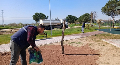 IŞIKLI PARKI’NDA ÇEVRE DÜZENLEMESİ BAŞLADI: EFELER’İN YENİ SOSYAL ALANI ŞEKİLLENİYOR