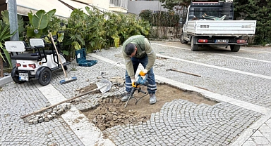 KUŞADASI BELEDİYESİ’NDEN FARKLI MAHALLELERDE EŞ ZAMANLI YOL MESAİSİ