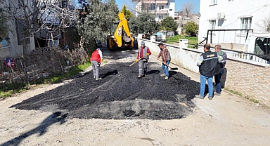Nazilli’de yol çalışmaları sürüyor   