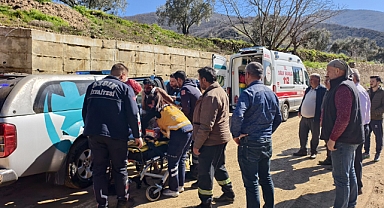 Yol Açan Kepçe Uçuruma Yuvarlandı!