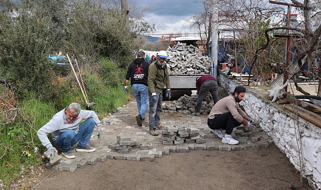 AKÇAY MAHALLESİ’NDE YOLLAR YENİLENDİ