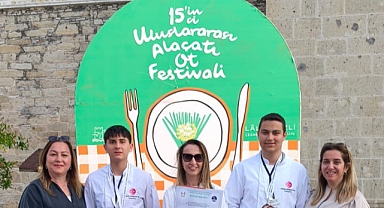 ALAÇATI OT FESTİVALİNDE AYDINLI GENÇ ŞEFLERİN BÜYÜK BAŞARISI