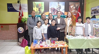 Kaymakam Kan, minik girişimcilerin heyecanına ortak oldu   