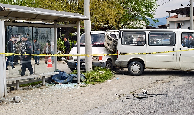 KIRMIZI IŞIK İHLALİ YAPAN OTOBÜS BİR KİŞİNİN ÖLÜMÜNE YOL AÇTI