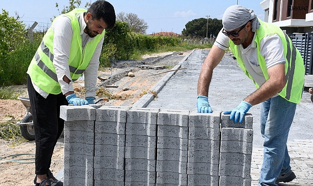 KUŞADASI BELEDİYESİ’NDEN DAVUTLAR MAHALLESİ’NE KESİNTİSİZ HİZMET