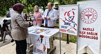 NAZİLLİ'DE KALP SAĞLIĞI ANLATILDI