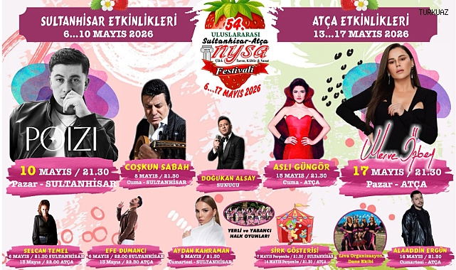 54. ULUSLARARASI ÇİLEK FESTİVALİ İÇİN GERİ SAYIM BAŞLADI