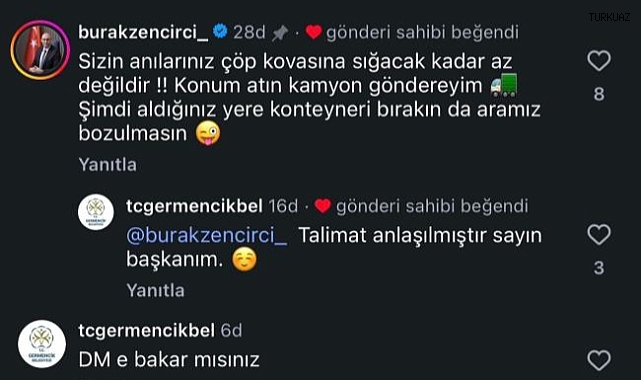  Başkan Zencirci’den konteyner mizahı: 